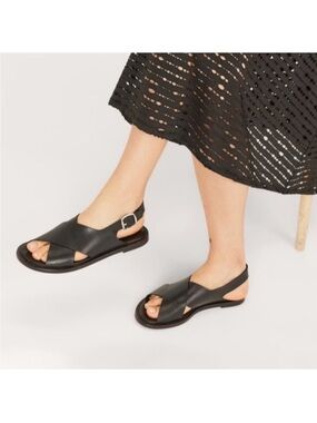 Everlane Shoes 8 City Crossover Sandals Black
